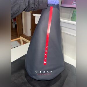 GWP Prad Ocean Luna Rossa Duffel Bag - Black and Red